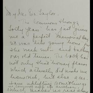 a page of handwritten text