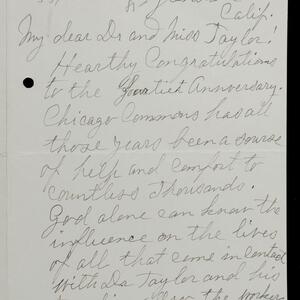 a page of handwritten text