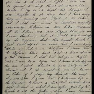 a page of handwritten text