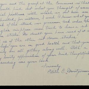 a page of handwritten text