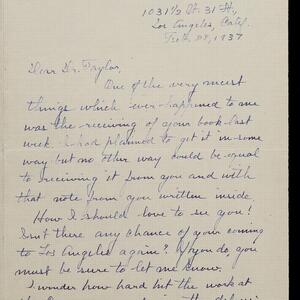 a page of handwritten text