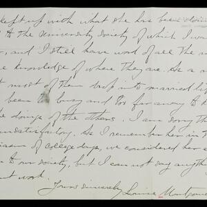 a page of handwritten text