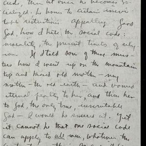a page of handwritten text