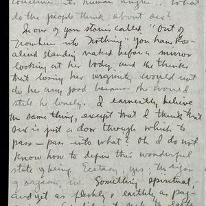 a page of handwritten text