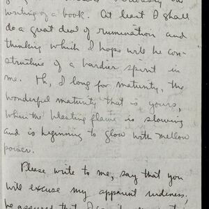 a page of handwritten text
