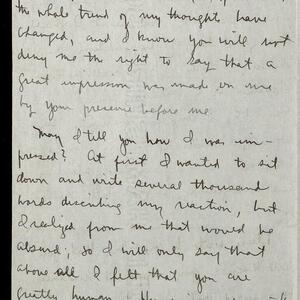 a page of handwritten text