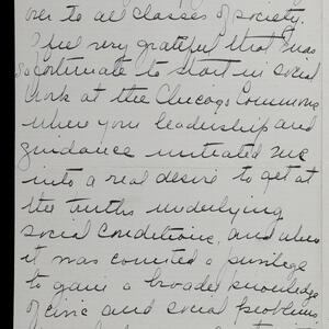 a page of handwritten text