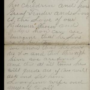 a page of handwritten text