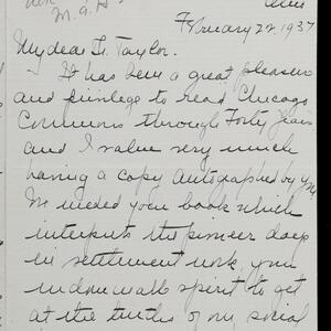 a page of handwritten text