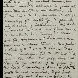 a page of handwritten text