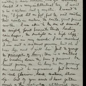 a page of handwritten text