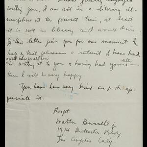 a page of handwritten text