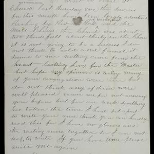 a page of handwritten text