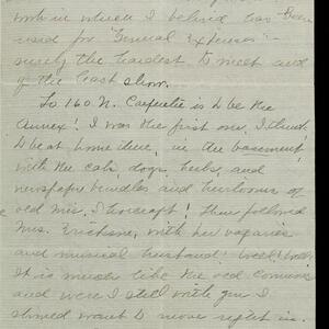 a page of handwritten text
