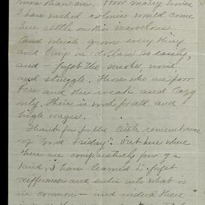 a page of handwritten text
