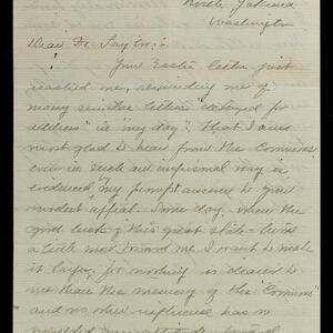 a page of handwritten text