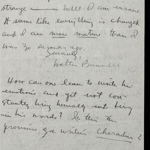 a page of handwritten text