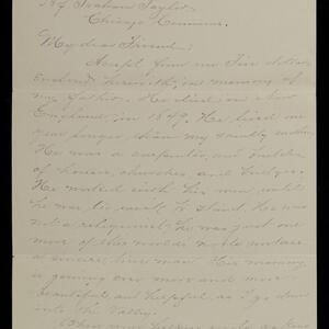 a page of handwritten text