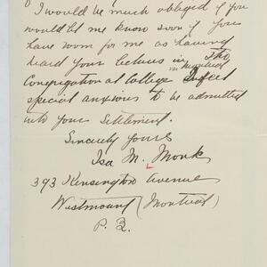 a page of handwritten text