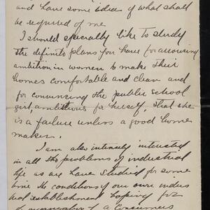 a page of handwritten text