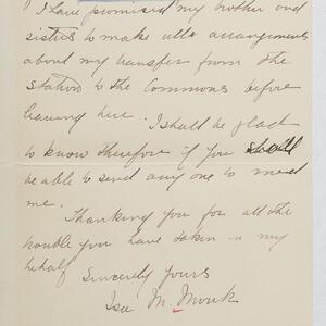 a page of handwritten text