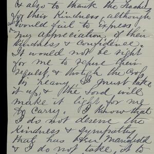 a page of handwritten text