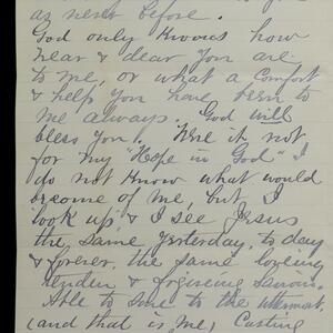 a page of handwritten text