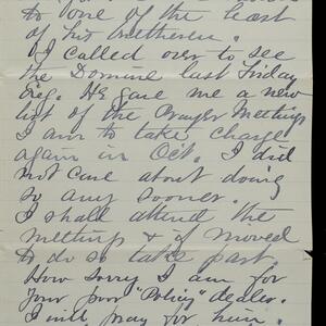 a page of handwritten text
