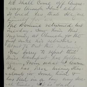 a page of handwritten text