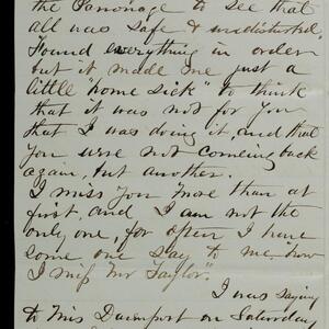 a page of handwritten text