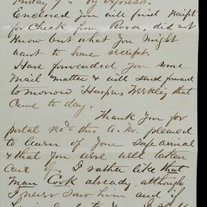 a page of handwritten text