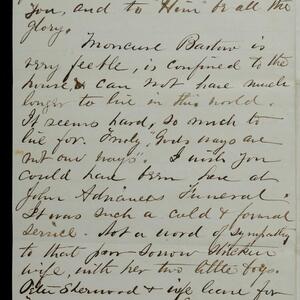 a page of handwritten text