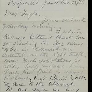 a page of handwritten text
