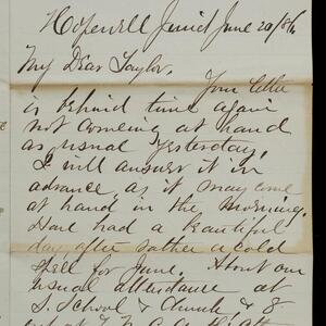 a page of handwritten text