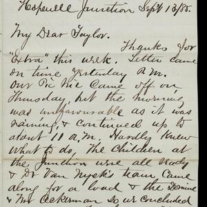 a page of handwritten text