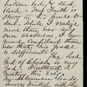 a page of handwritten text