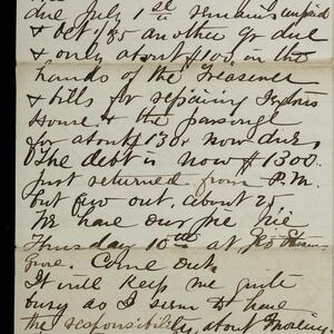 a page of handwritten text