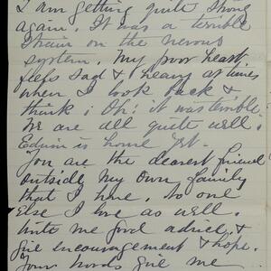 a page of handwritten text