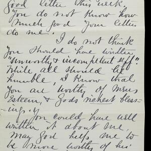 a page of handwritten text