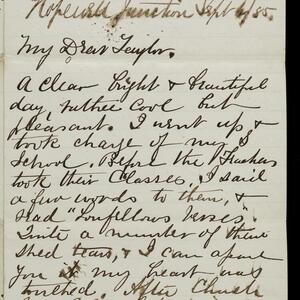 a page of handwritten text