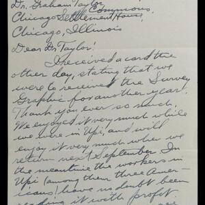 a page of handwritten text