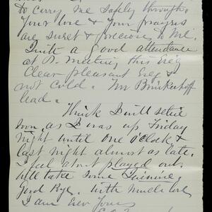 a page of handwritten text