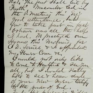 a page of handwritten text