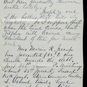 a page of handwritten text