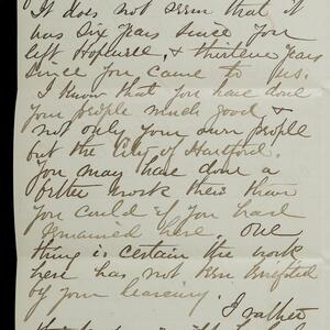 a page of handwritten text