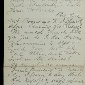 a page of handwritten text