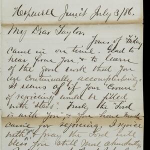 a page of handwritten text
