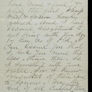a page of handwritten text