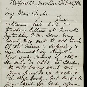 a page of handwritten text