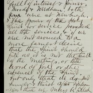 a page of handwritten text